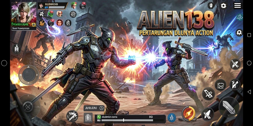 Tampilan aksi mendebarkan dari ALIEN138 yang penuh dengan pertarungan epik.