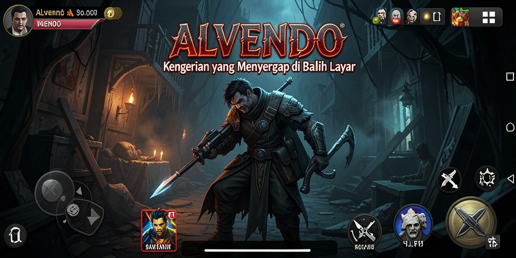 Gameplay menegangkan dalam ALVENDO yang menghadirkan pengalaman Horror mendalam.