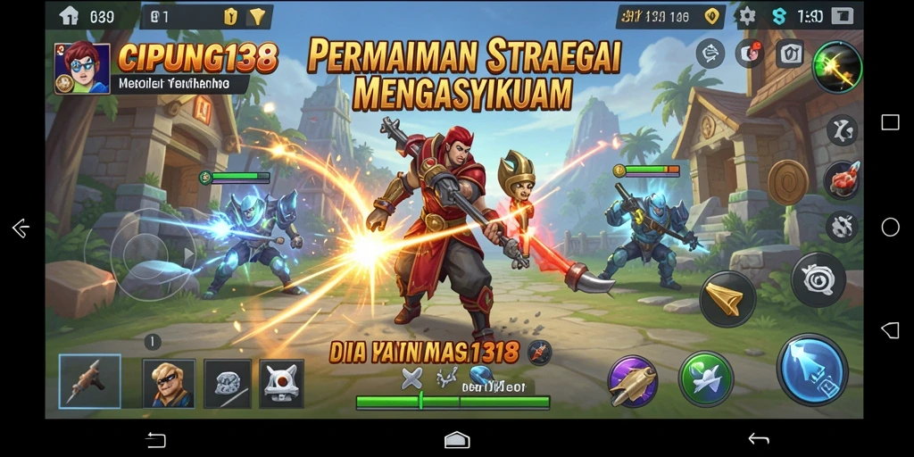 Tampilan gameplay strategi yang seru dalam CIPUNG138.
