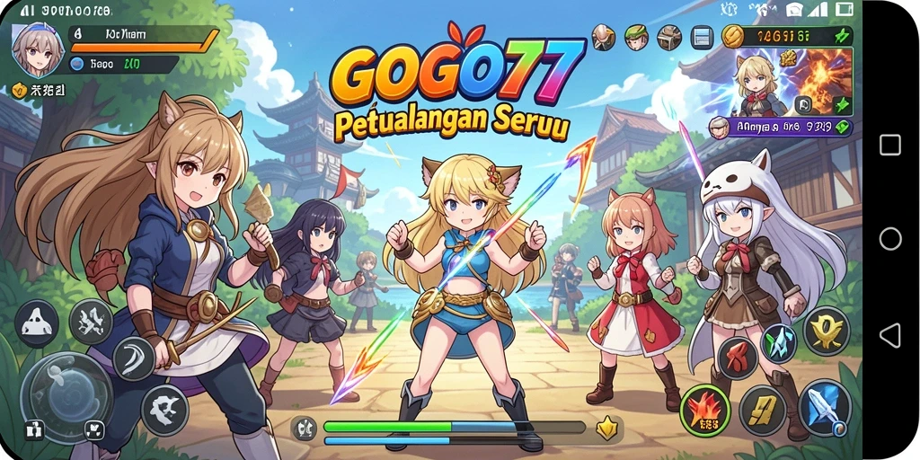Gameplay menarik GOGO77 dengan karakter-karakter anime yang menawan.