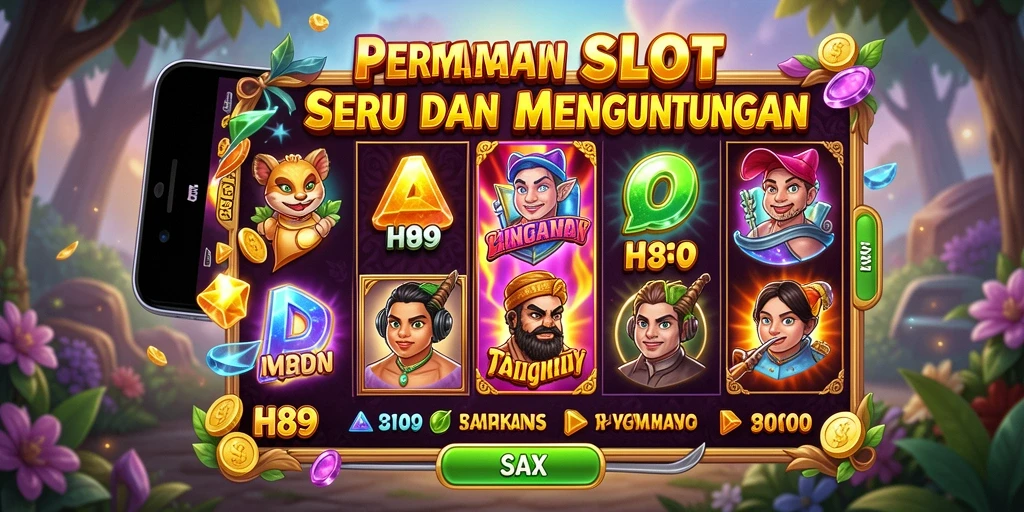 Screenshot gameplay H89 yang menampilkan serunya permainan Slot.