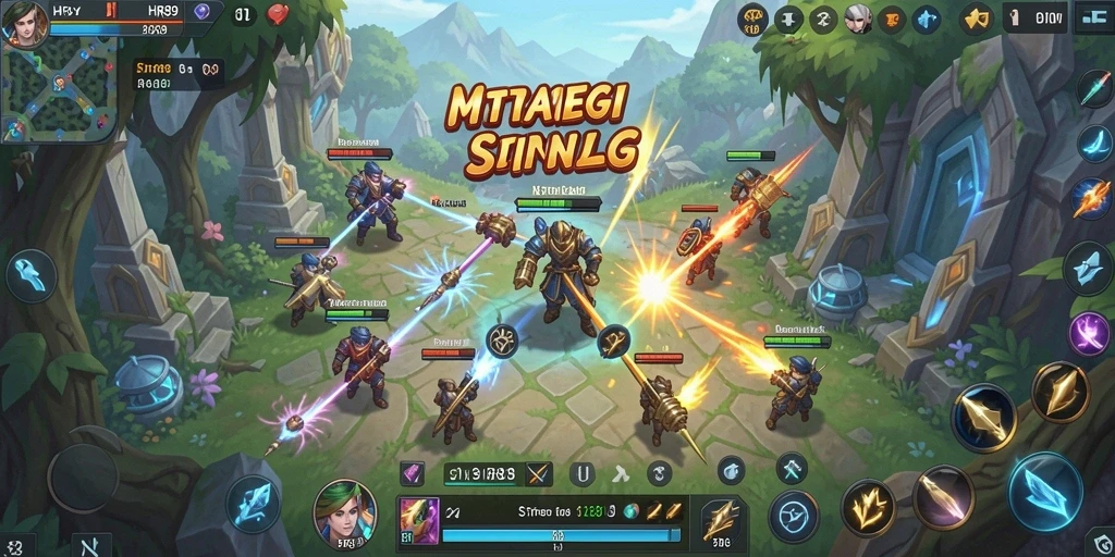 Tampilan gameplay strategis yang mendebarkan di HR89.
