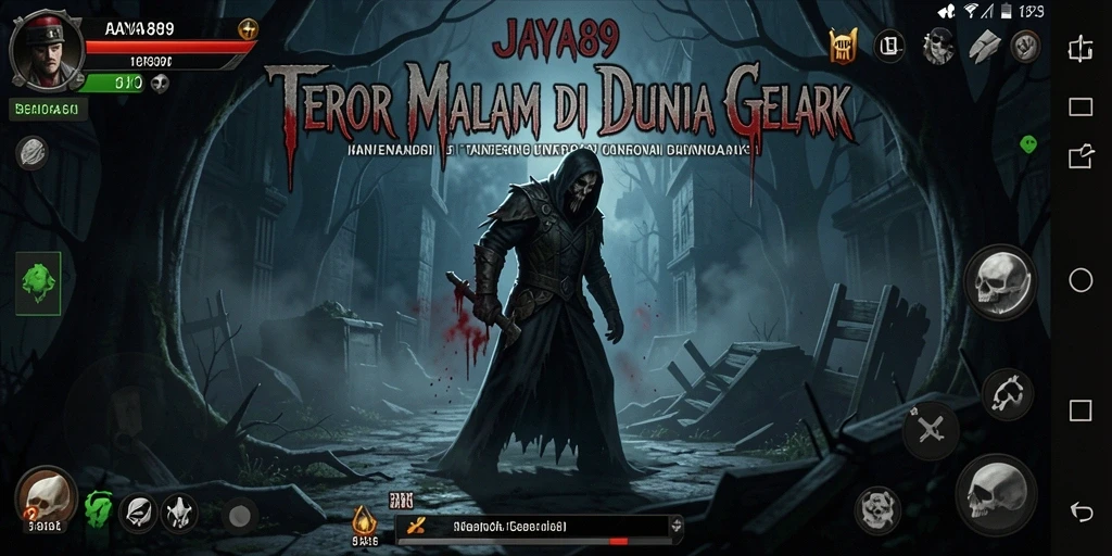 Tangkapan layar dari gameplay menegangkan dalam JAYA89 yang penuh kengerian.