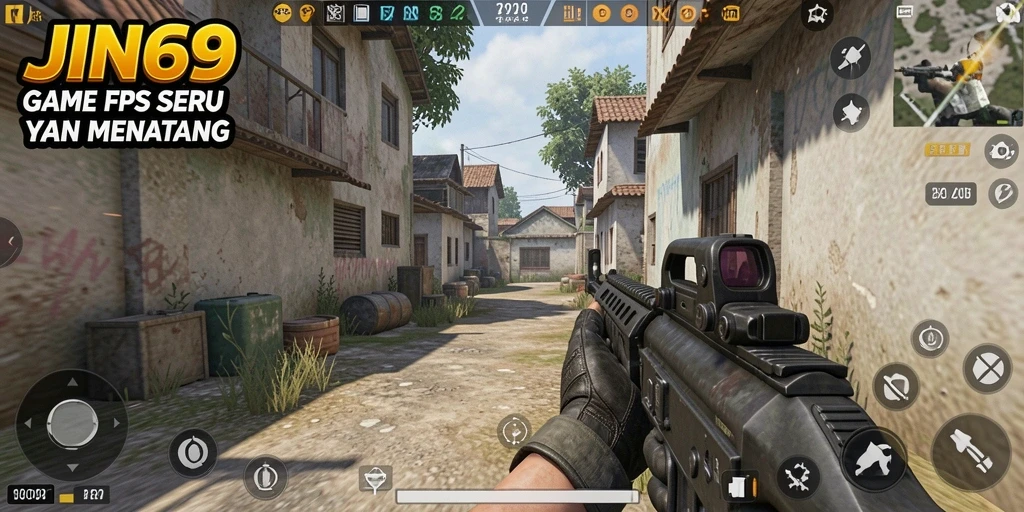 Tampilan aksi intens dalam gameplay JIN69 yang menegangkan.