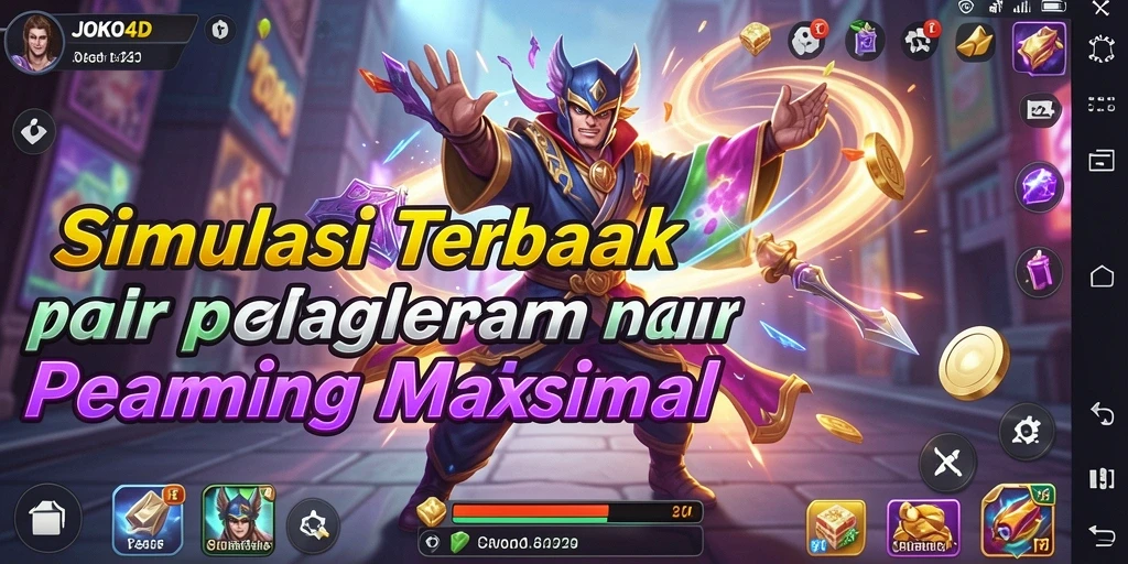 Screenshot utama JOKO4D menampilkan aksi seru dalam dunia simulasi.