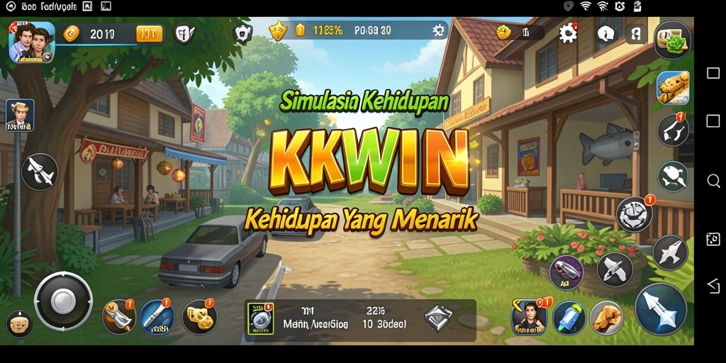 Tampilan gameplay KKWIN yang menakjubkan dan interaktif.