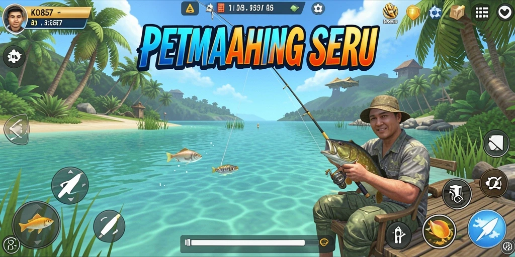 Tangkapan ikan terbesar di KO857 dengan grafis menawan.