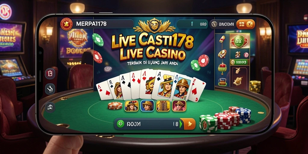 Tampilan gameplay menarik di aplikasi Live Casino MERPATI178.