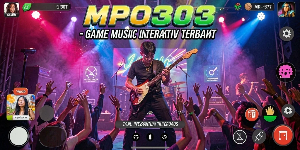 Tampilan gameplay MPO303 dengan interaksi musik yang seru.