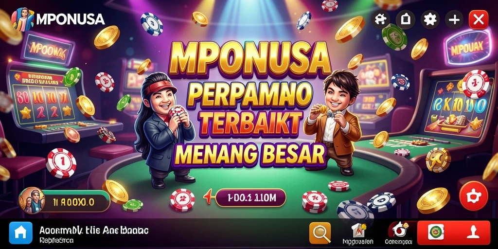 Tampilan atraktif gameplay MPONUSA yang menggugah semangat pemain.