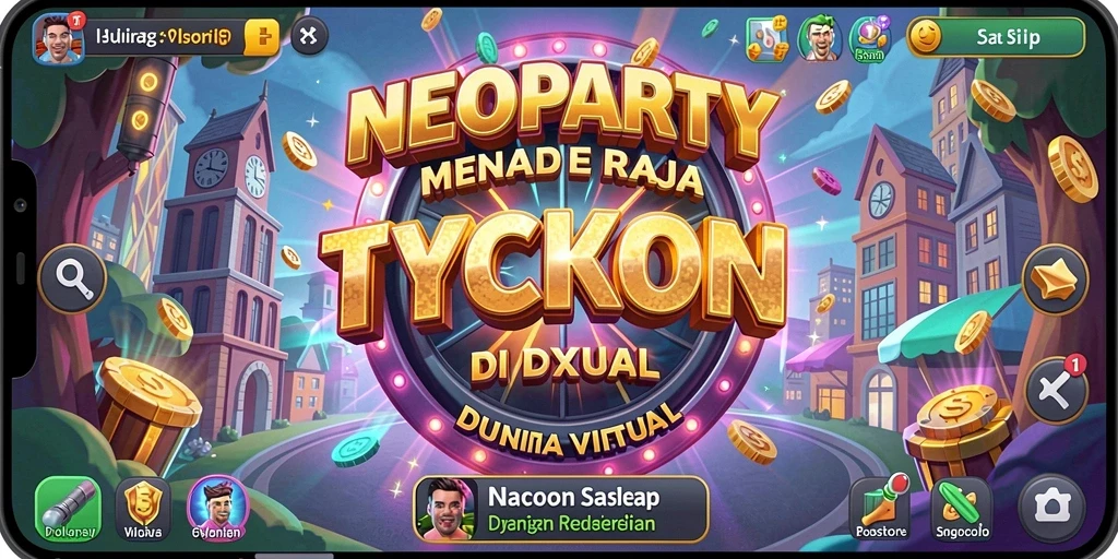 Menghimpun bisnis dalam game Tycoon yang seru.