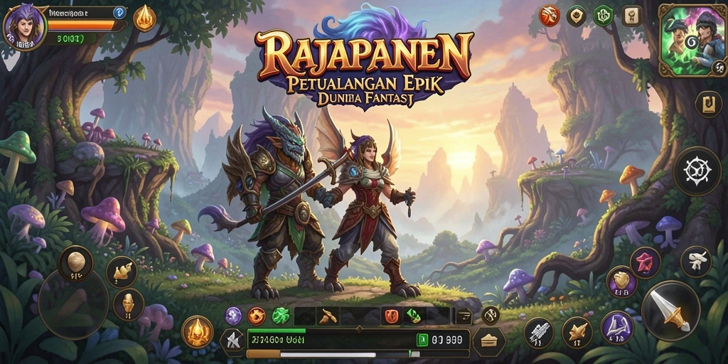 Tampilkan gameplay menarik dan aksi seru di RAJAPANEN.