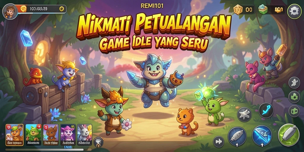 Tampilan gameplay REMI101 yang menawan dan mengasyikkan.