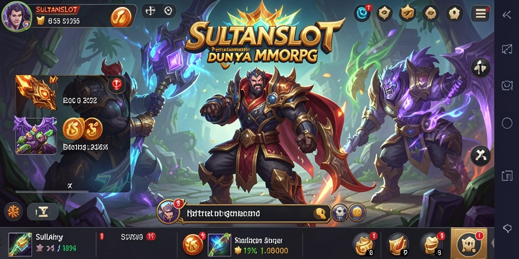 Tampilan gameplay yang menarik dalam SULTANSLOT, penuh petualangan dan aksi MMORPG.