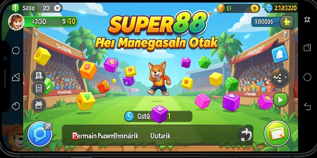 Tampilan menarik dari gameplay SUPER88 yang seru dan mengasyikkan.