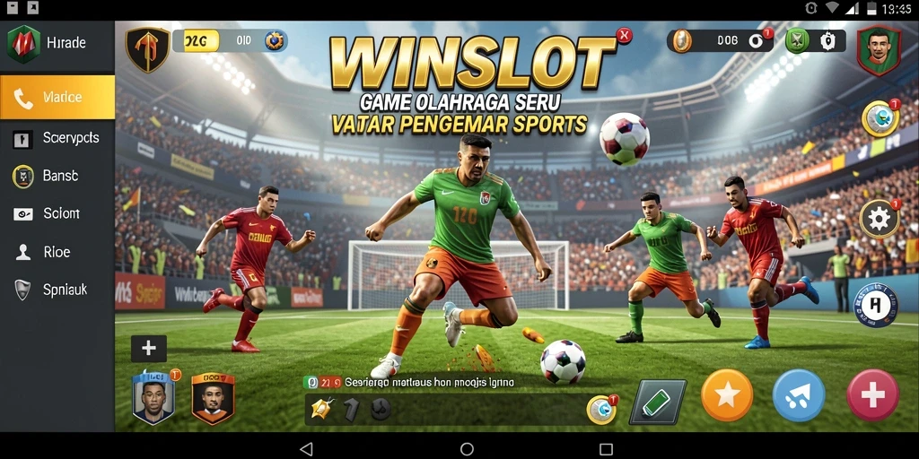 Tampilan gameplay WINSLOT dengan aksi olahraga yang mendebarkan.